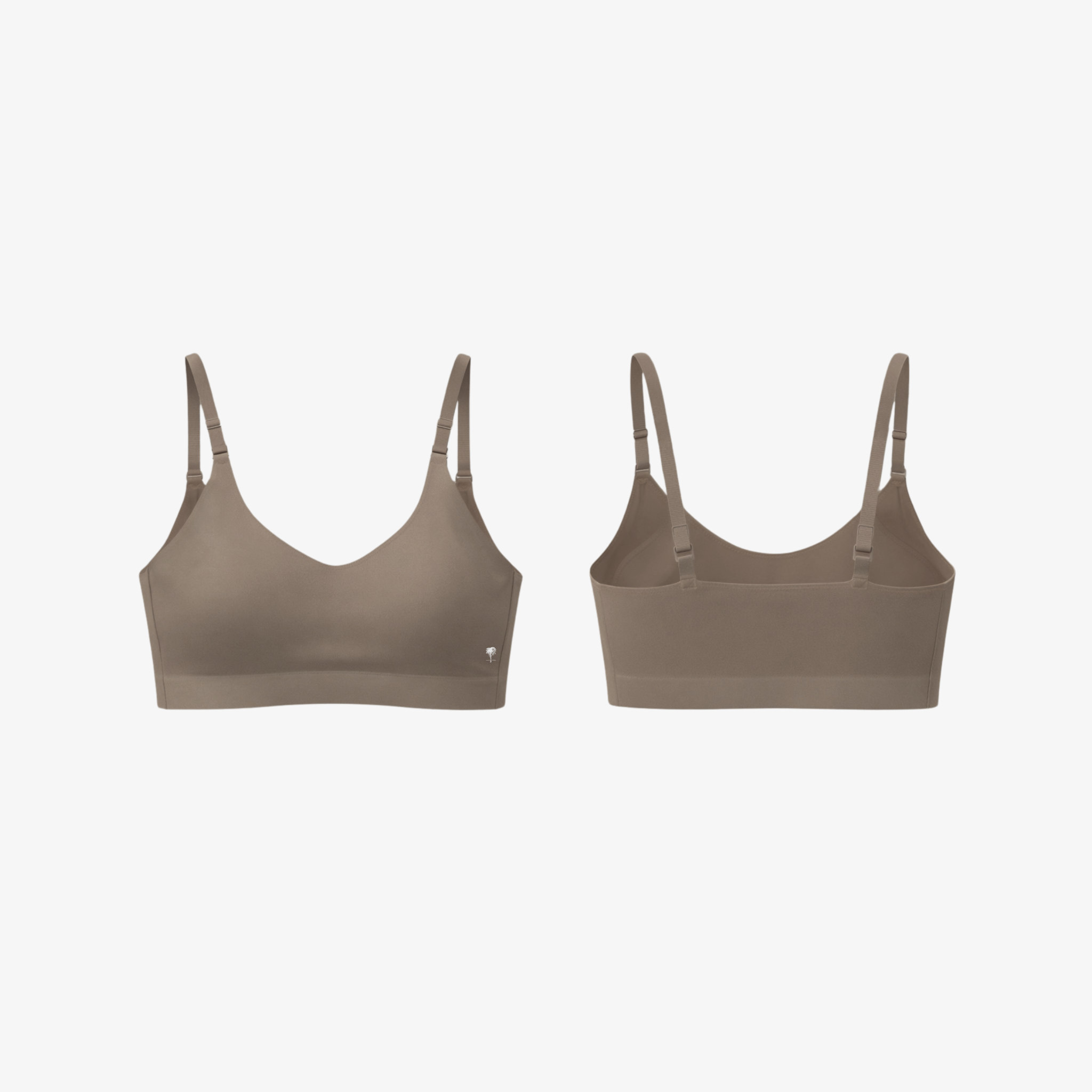 A unique muted grey-purple AirFit™ bra, designed for invisible comfort and everyday wear.