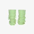 Green BalletEase™ warmers with a fresh, pastel tone and a smooth, flexible fit.