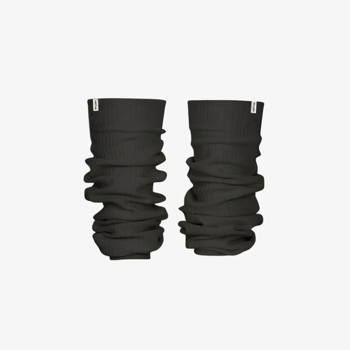 Classic Jet Black BalletEase™ warmers offering a sleek silhouette and silk-like warmth.