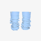 Light Blue BalletEase™ leg warmers designed for a serene, weightless feel and soft comfort.
