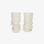 Soft_Beige BalletEase™ leg warmers, exceptionally soft and airy for a dreamy aesthetic.