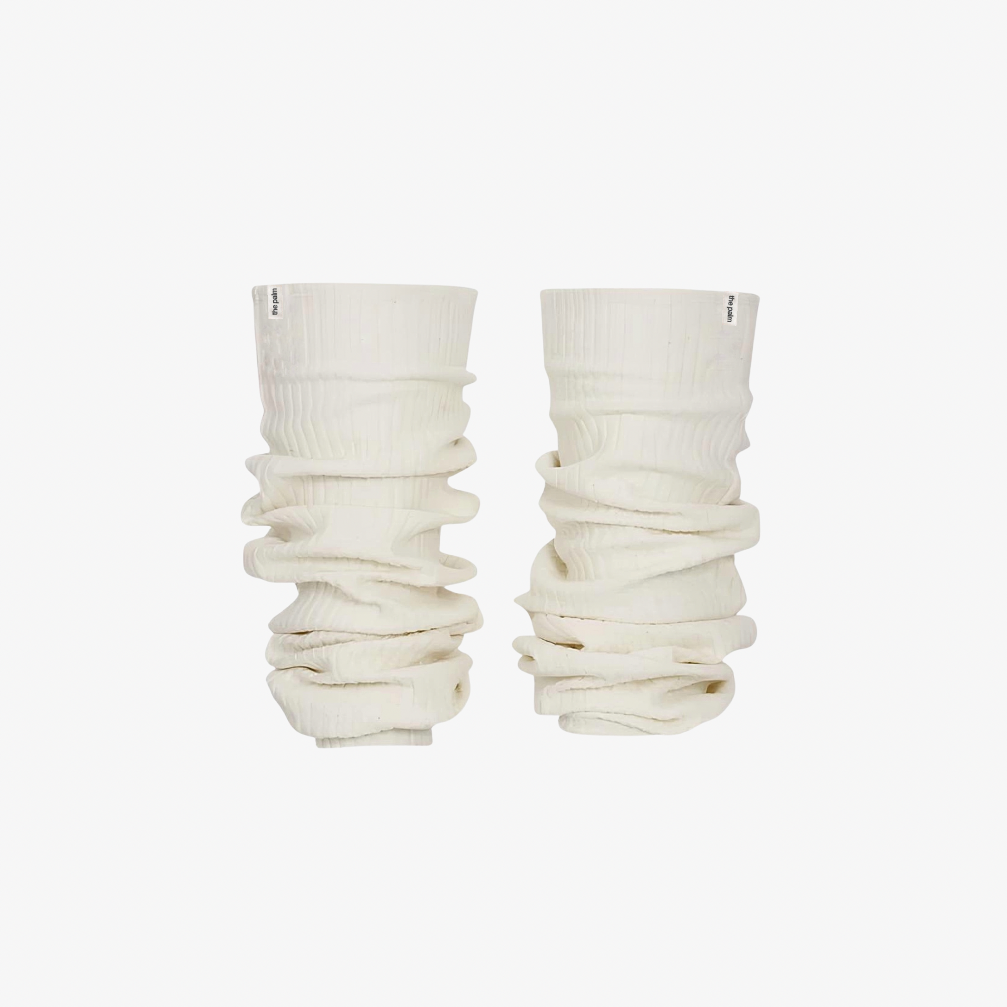 Soft_Beige BalletEase™ leg warmers, exceptionally soft and airy for a dreamy aesthetic.