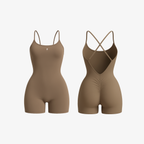 Neutral Beige BareForm™ one-piece made from ultra-soft stretch fabric for smooth, all-day support and comfort.