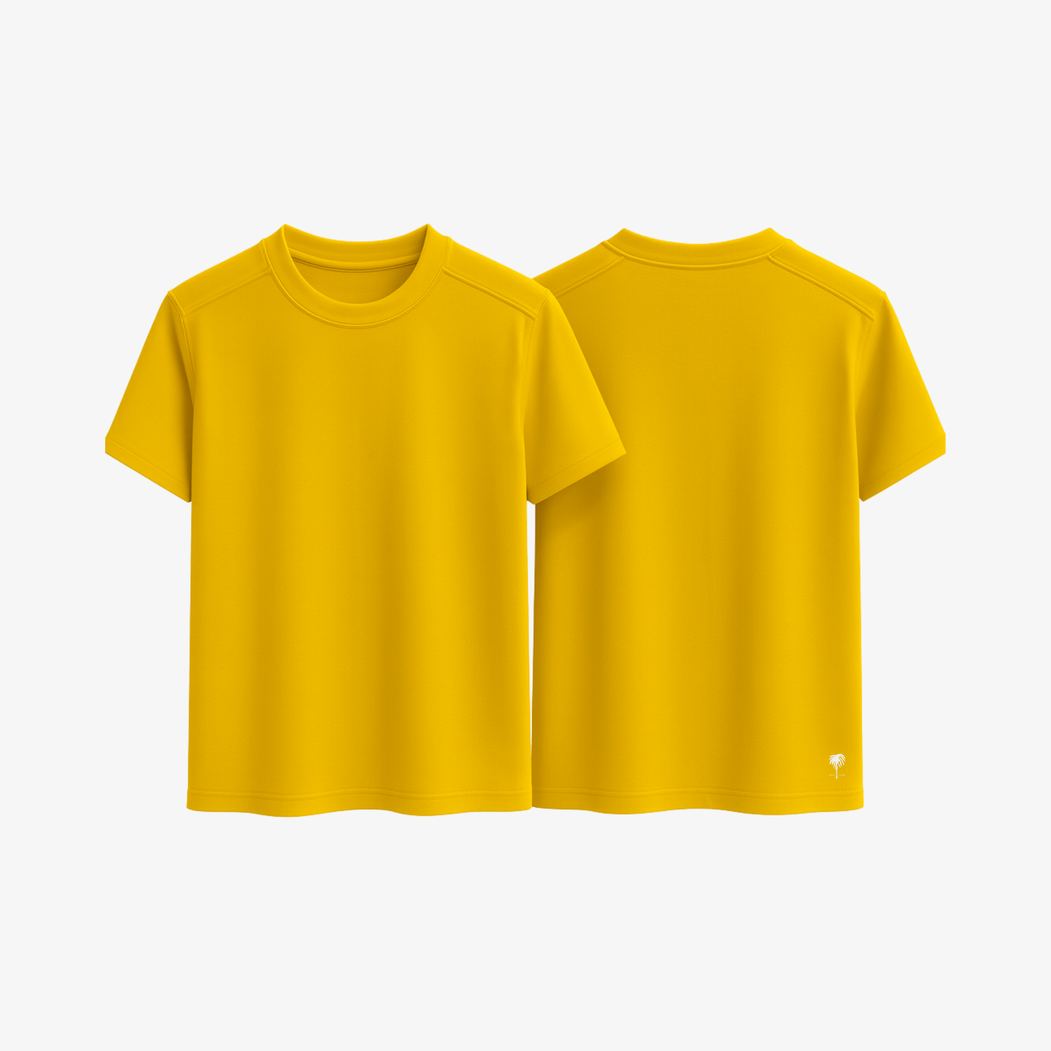 Bright Yellow EasyFit™ shirt by The Palm, designed for a cheerful look and effortless, timeless everyday comfort.