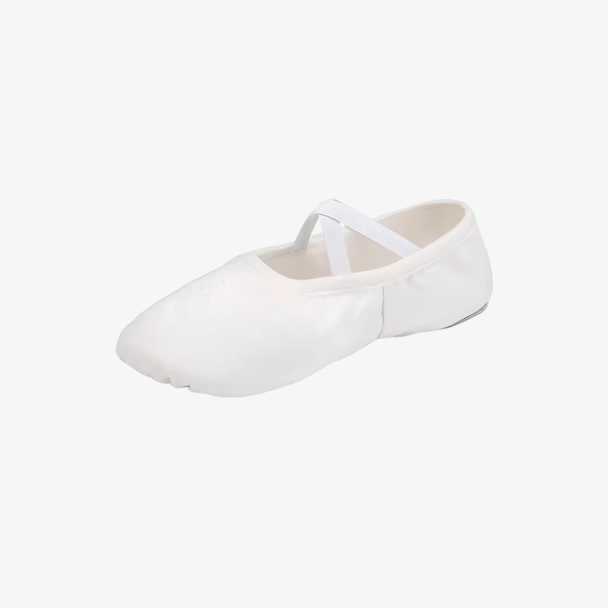 Minimalist White FlexEase™ slippers, lightweight and soft, designed for balance and a second-skin feel.