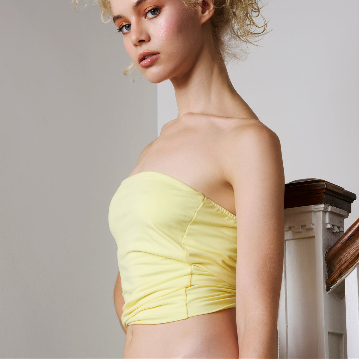The Palm SculptFit Tube activewear top lifestyle image 3