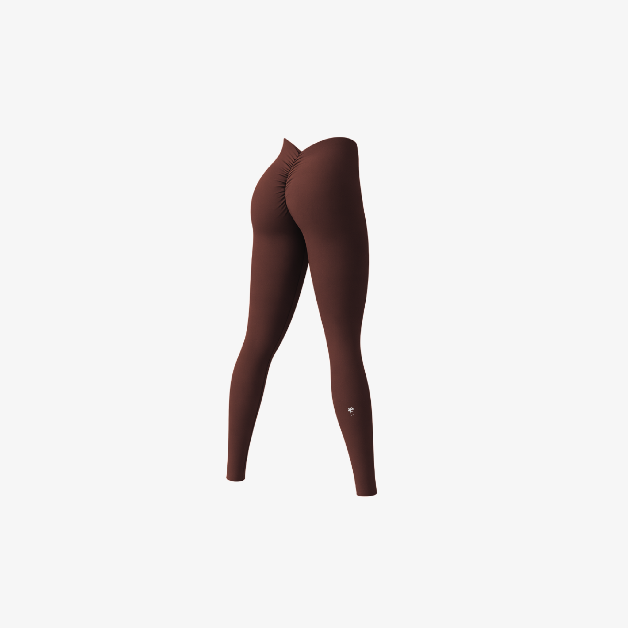 Earthy Brown LiftLine™ sculpt leggings with a seamless design that lifts and contours for a sleek silhouette.