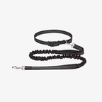 MoveFree™ Hands-Free Dog Leash in Black on a white background.