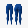 Sophisticated Deep Blue PalmTone™ curve leggings with a second-skin feel and breathable nylon-spandex blend.