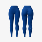 Sophisticated Deep Blue PalmTone™ curve leggings with a second-skin feel and breathable nylon-spandex blend.