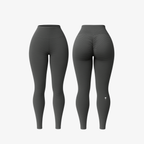 Muted Grey PalmTone™ high-rise leggings by The Palm, featuring a sculpting seamless fit and gentle compression.