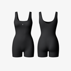 Sleek Jet Black SleekForm™ one-piece by The Palm, featuring a smooth sculpting fit and refined second-skin support.