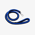 The Palm Ocean Breeze braided nylon rope dog leash with heavy-duty metal clip for medium and large dogs
