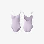 The Palm PureForm™ Body in Lavender. Seamless sculpting bodysuit crafted from buttery-soft stretch fabric with a second-skin fit and clean, minimalist lines.