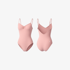 The Palm PureForm™ Body in Nude Rose. Seamless sculpting bodysuit crafted from buttery-soft stretch fabric with a second-skin fit and clean, minimalist lines