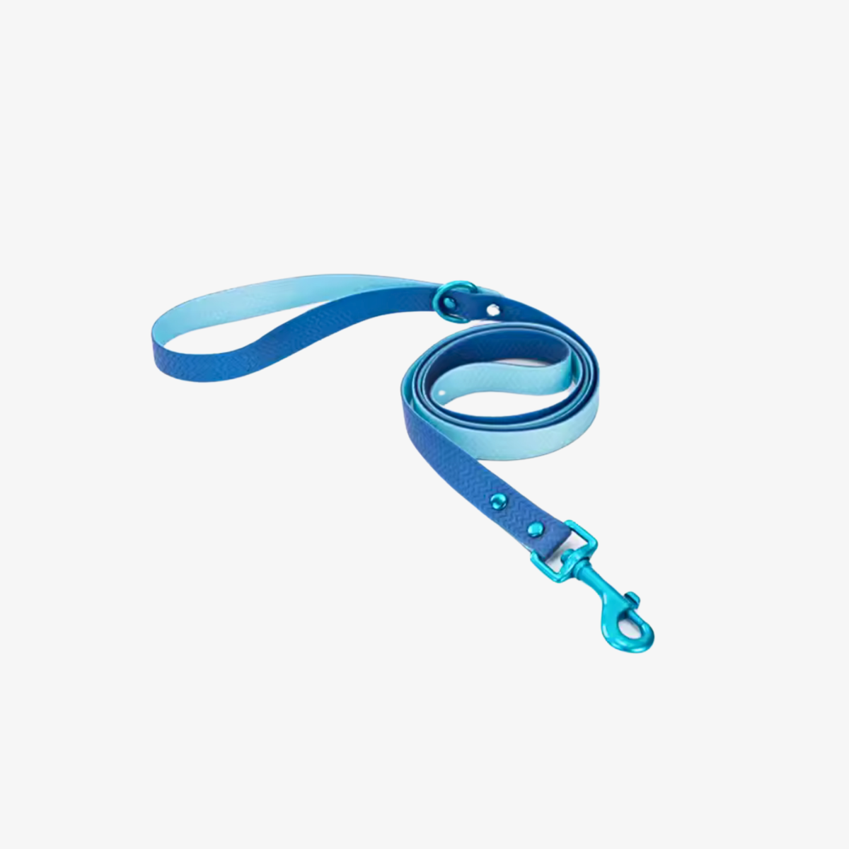 The Palm CandyPop Leash vibrant blue all-weather pet lead with aluminum clasp