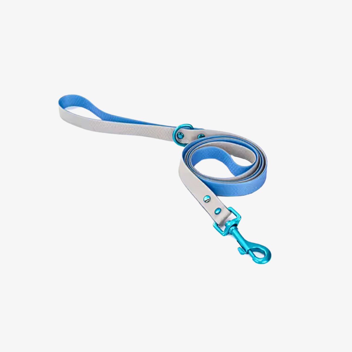 The Palm CandyPop Leash light blue easy-to-clean waterproof dog leash