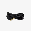 Daily Leash waterproof PVC dog leash with solid brass snap hook in black by The Palm