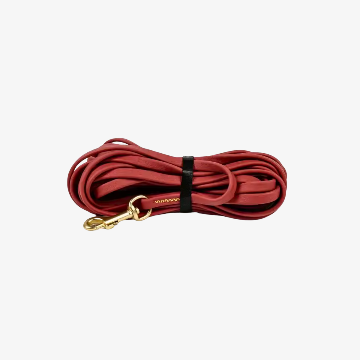Daily Leash heavy-duty waterproof long line pet leash in red by The Palm
