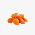 The Palm waterproof protective dog boots with anti-slip rubber soles in orange