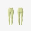 Sculpt crossover waist activewear leggings in pastel green by The Palm