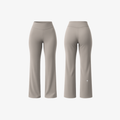The Palm FlowFit™ Leggings in Butter Cream. Light cream sculpting leggings with a refined high-waist silhouette and breathable second-skin stretch.