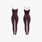 The Palm FormLine™ Bodysuit in Deep Wine. Sculpting seamless bodysuit with elegant compression, cross-back straps, and a smooth second-skin finish.