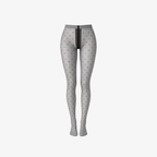 The Palm PolkaSkin™ Tights in Soft Pearl. Delicate sheer tights featuring a timeless polka-dot pattern, lightweight comfort, and an elegant second-skin feel.