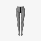 The Palm PolkaSkin™ Tights in Midnight Black. Delicate sheer tights featuring a timeless polka-dot pattern, lightweight comfort, and an elegant second-skin feel.