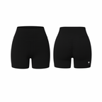 The Palm – QuickTone™ Jog Shorts in black. Designed for movement with a breathable, second-skin seamless fabric and scrunch-back fit.