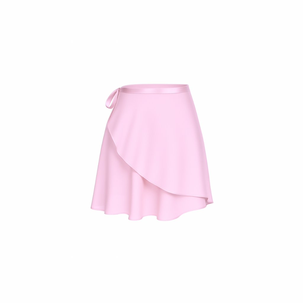 The Palm – SilkWave™ Skirt in Blush Pink. Elegant wrap-style skirt crafted from a silky soft, lightweight fabric that flows beautifully with every movement. Designed with a flattering drape and adjustable tie waist, it’s perfect for layering over activewear or styling as a chic everyday piece.