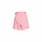 The Palm – SilkWave™ Skirt in coral. Elegant wrap-style skirt crafted from a silky soft, lightweight fabric that flows beautifully with every movement. Designed with a flattering drape and adjustable tie waist, it’s perfect for layering over activewear or styling as a chic everyday piece.