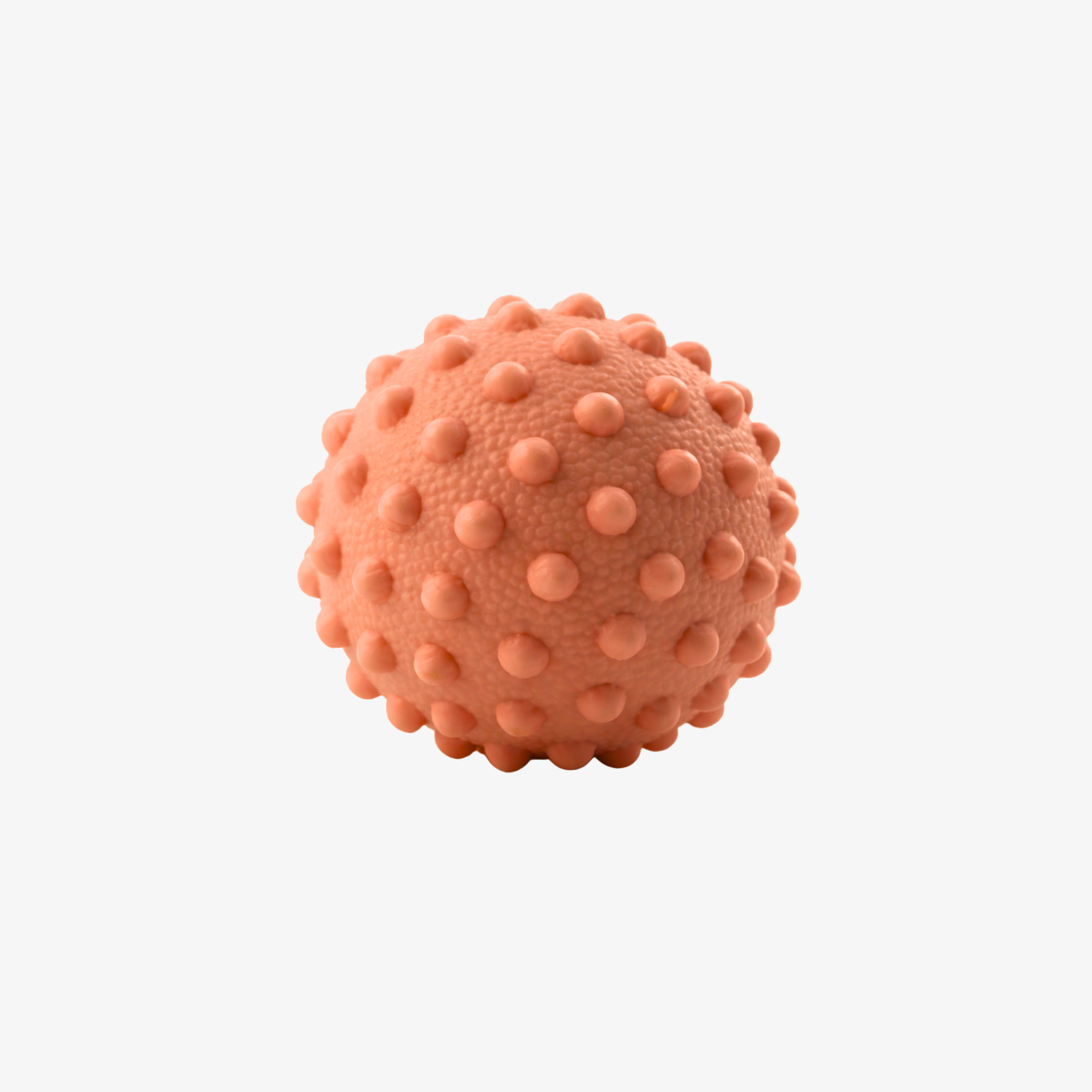 The Palm SoftRoll™ Recovery Ball in orange. Textured wellness ball designed for muscle recovery, foot massage, mobility routines, and everyday relaxation.