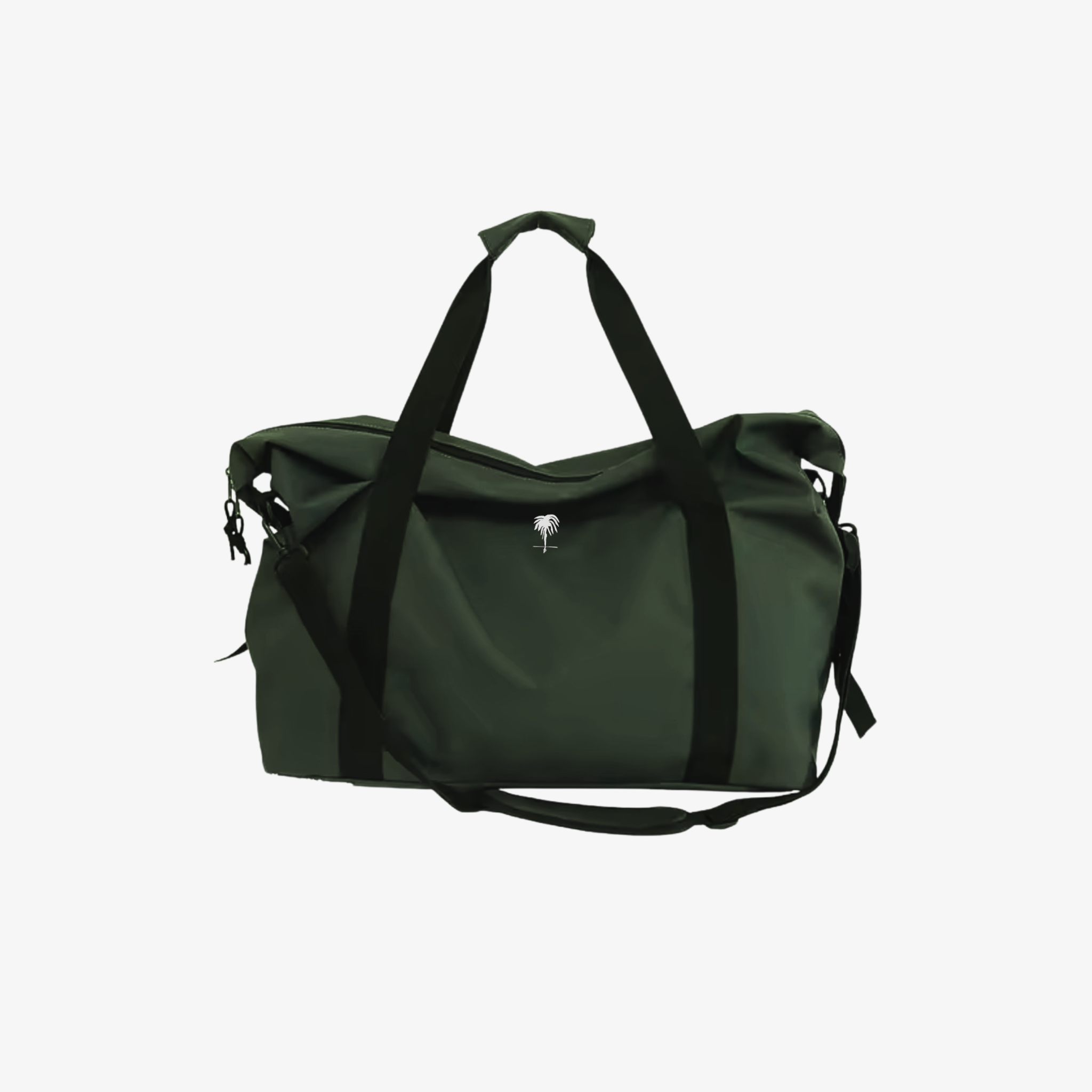 The Palm Urban Motion™ Weekender Bag in olive green. A versatile oversized duffel bag designed for gym essentials, weekend trips, and everyday movement.